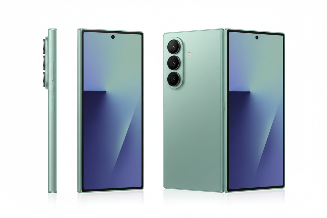 Galaxy Z Fold 7 - Mint Green